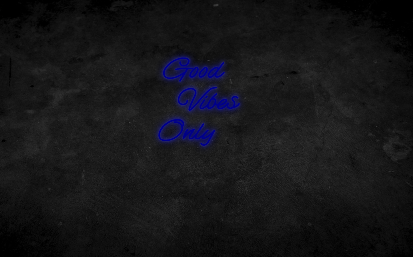 Good Vibes Only Neon Schild für Kinderzimmer / Schlafzimmer / Wohnzimmer